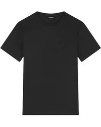 Dondup - Schwarzes baumwoll-jersey t-shirt - Lyst