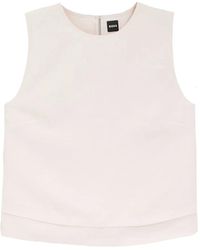 HUGO - Sleeveless Tops - Lyst