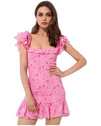 LoveShackFancy - Short Dresses - Lyst