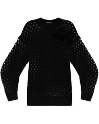 Blumarine - Round-Neck Knitwear - Lyst