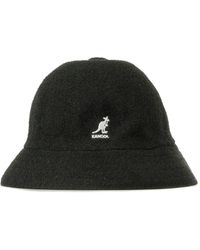 Kangol - Accessoires ,Zwart ,Nylon Zwarte Bermuda Bucket Hat Casual Stijl - Lyst