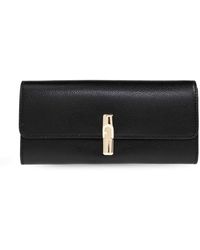 Furla - Accessoires ,Zwart ,Leer Iride Continental Wallet Xl - Lyst
