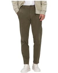 BOSS - Broeken ,Groen ,Katoen H-Kaiton 1 Chino - Lyst