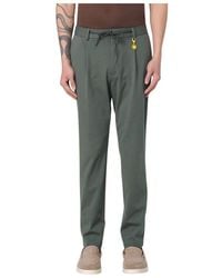 Manuel Ritz - Blaue Plissierte Kordelzug Hose - Lyst