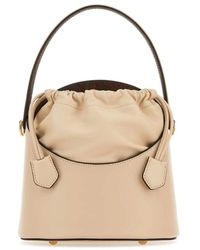 Etro - Leder Eimer Tasche - Lyst