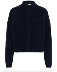 Gestuz - Truien & Vesten ,Blauw ,Wol Alpha Gz Short Cardigan - Lyst