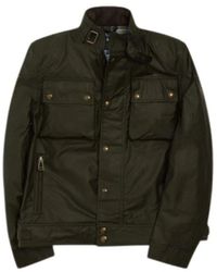 Belstaff - Jassen ,Groen ,Katoen Racemaster Icon Jacket - Lyst