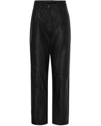 Btfcph - Rechte Leren Broek - Lyst