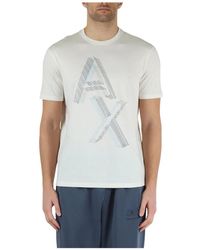 Armani Exchange - Regular fit pima baumwoll t-shirt - Lyst