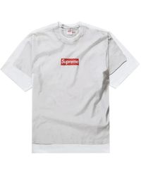 Supreme - Witte Box Logo T-Shirt - Lyst