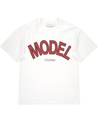 Philippe Model - Tops ,Wit ,Katoen T-Shirt - Lyst