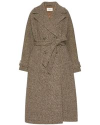 Weekend by Maxmara - Jassen ,Bruin ,Wol Wkdtema Jas - Lyst