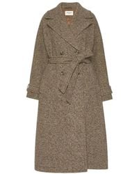 Weekend by Maxmara - Jassen ,Bruin ,Wol Wkdtema Jas - Lyst