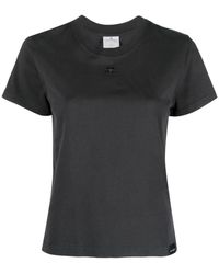 Courreges - Camisetas y polos grises con logo - Lyst