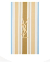 Saint Laurent - Accessoires ,Veelkleurig ,Katoen Cassandre Scarf - Lyst
