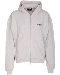 Represent - Hoodies & Sweatvesten ,Grijs ,Katoen Owners Club Zip Hoodie - Lyst
