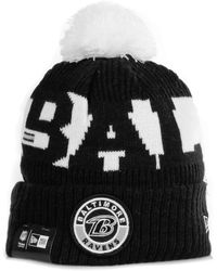 KTZ - Accessoires ,Zwart ,Sportieve Pom Pom Herenmuts Zwart/Wit - Lyst