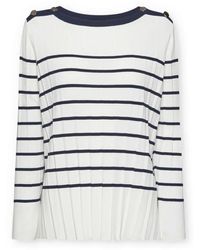 Elena Miro - Gestreifter Pullover - Lyst