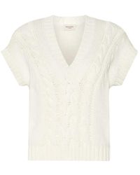 Weekend by Maxmara - Truien & Vesten ,Katoen Katoenen Garen Vest - Lyst