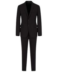 Emporio Armani Business Kostuum - - Heren - Zwart