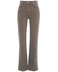 Liu Jo - Jeans ,Bruin ,Pant Straight Glam H.W - Lyst
