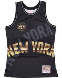 Mitchell & Ness - Fitness ,Zwart ,Polyester Ny Knicks Tank Top Hardwood Classics - Lyst
