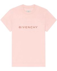 Givenchy - Roze Slim 4G T-Shirt - Lyst