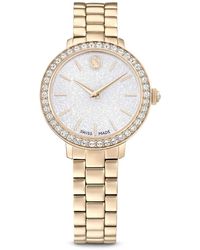 Swarovski - Elegante Gouden Horloge Voor Dagelijks Gebruik - Lyst