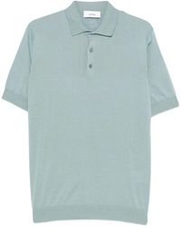 Lardini - Truien & Vesten ,Blauw ,Katoen Buttoned Polo Shirt - Lyst