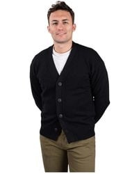 Gran Sasso - Truien & Vesten ,Zwart ,Wol Super Geelong Cardigan - Lyst