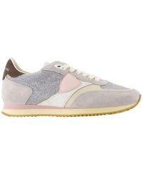 Philippe Model - Schoenen ,Grijs ,Katoen Blville Lage Sneakers - Lyst
