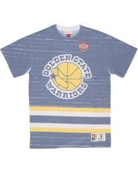 Mitchell & Ness - Nba Jumbotron 3.0 Tee Golden State Warriors - Lyst