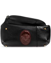 Versace - Tassen ,Zwart ,Leer Lou Small Nappa Belt Bag - Lyst