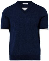 Paolo Pecora - V-Neck Knitwear - Lyst