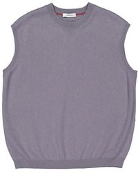 Ferragamo - Cashmere Mouwloze Top - Lyst