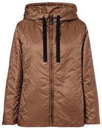 Max Mara - Chaqueta Cube Greenh Acolchada Con Capucha - Lyst