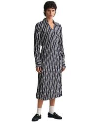 GANT - Dresses > Day Dresses > Midi Dresses - Lyst