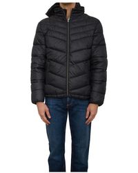 Guess - Jassen ,Zwart ,Polyester Zwarte Jassen 100%Pl - Lyst