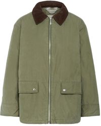 Part Two - Stilvolle Grape Leaf Jacke Mit Samtkragen - Lyst