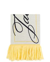 Jacquemus - Accessoires ,Wit ,Wol The Liga Scarf - Lyst