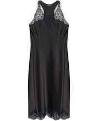 Balenciaga - Satijnen Midi Jurk Met Bandjes - Lyst