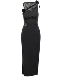 Coperni - Lange Stretch Jersey Jurk - Lyst