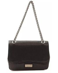 Pompei Donatella - Elegante schwarze leder-crossbody-tasche - Lyst