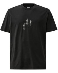 C.P. Company - Schwarzes baumwoll regular fit t-shirt - Lyst