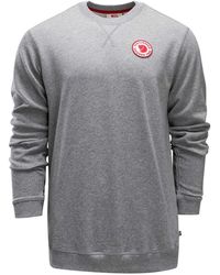 Fjallraven - 1960 Logo Sweatshirt Grijs Melange - Lyst