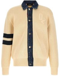 DSquared² - Truien & Vesten ,Denim Denim Mix D2 Cardigan - Lyst