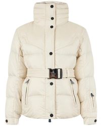 Moncler - Jassen ,Wit ,Leer Karashi Donsjack - Lyst