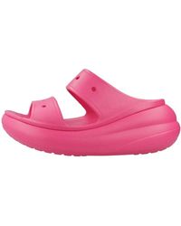 Crocs™ - Schoenen ,Roze ,Crush Sandal Slippers - Lyst
