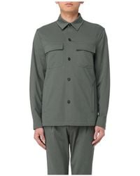 Manuel Ritz - Stretch Katoen Jersey Shirt Jacket - Lyst