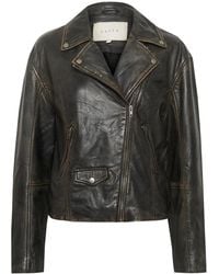 Kaffe - Leather Jackets - Lyst
